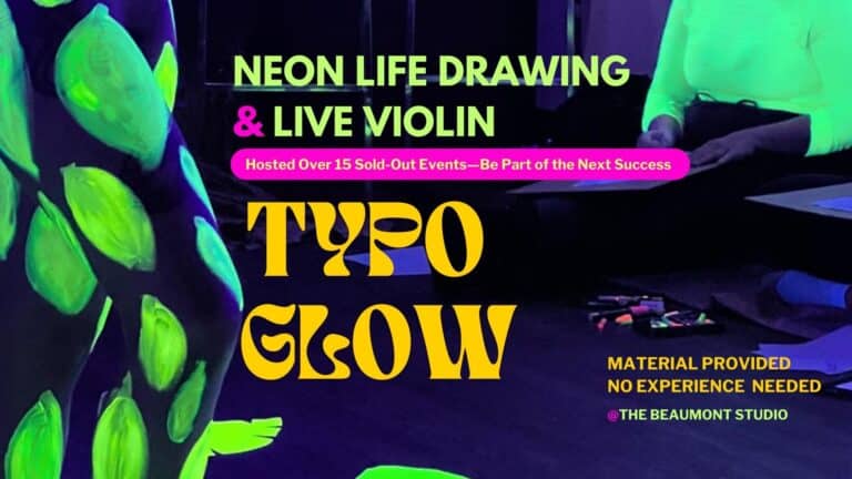 Neon Life Drawing & LIVE Music