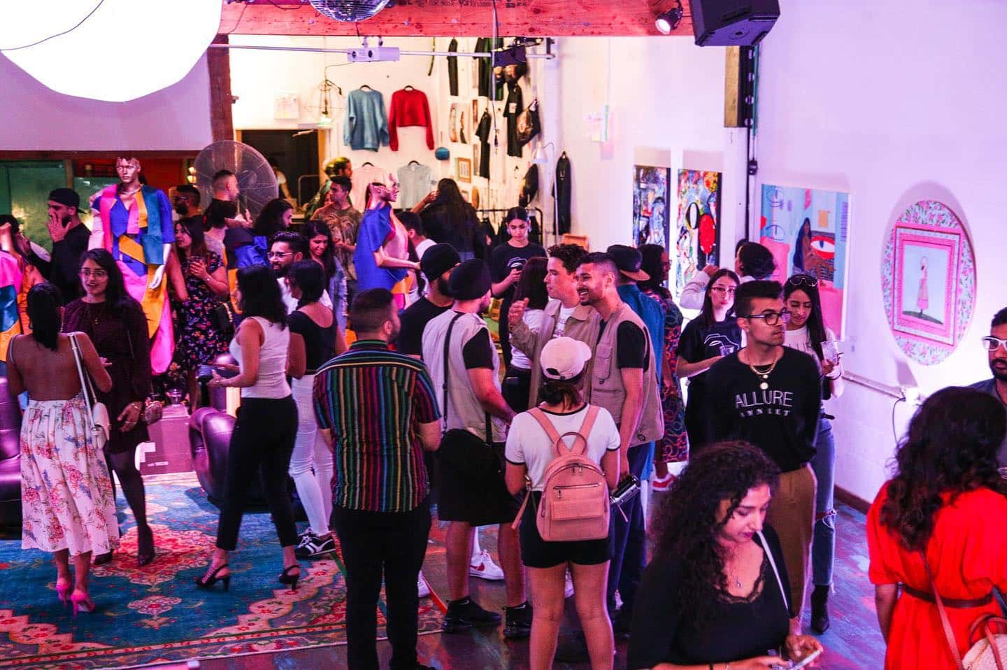 Beaumont Studios community in the courtyard