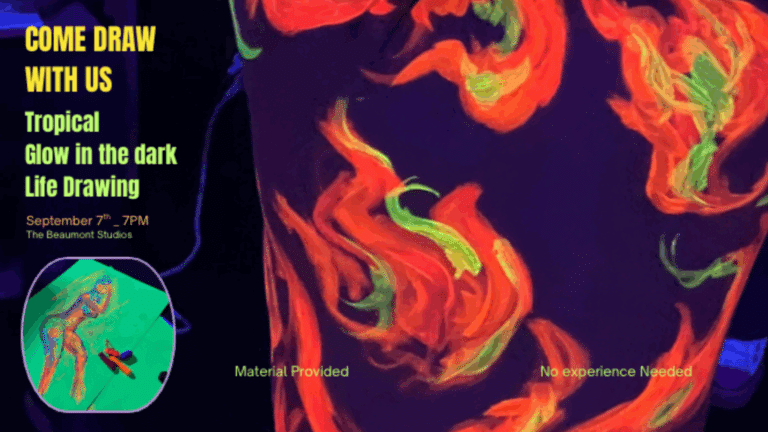 Tropical Glow In The Dark  Life Drawing