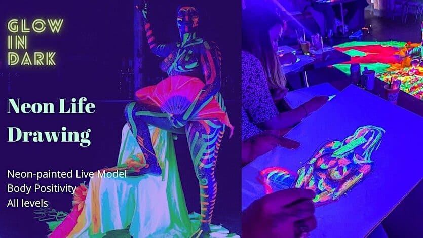 Neon Luminescence Life Drawing | The Beaumont