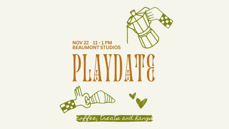 The Playdate v2 : a kid friendly cafe pop up