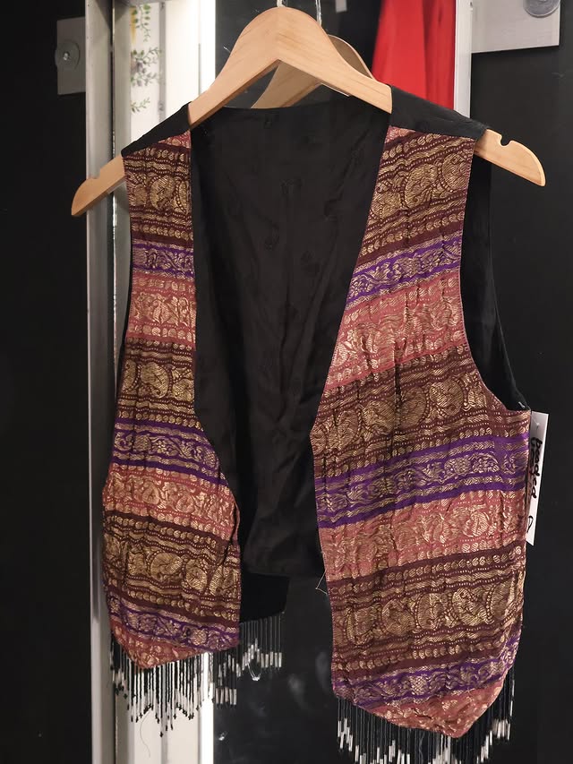 Vintage tapestry and vest