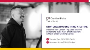 Stop Creating One Thing at a Time | Creative Pulse Talk + Social