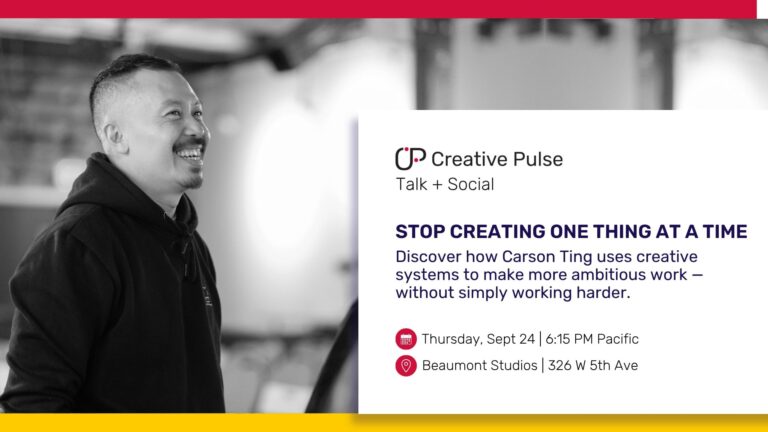 Stop Creating One Thing at a Time | Creative Pulse Talk + Social