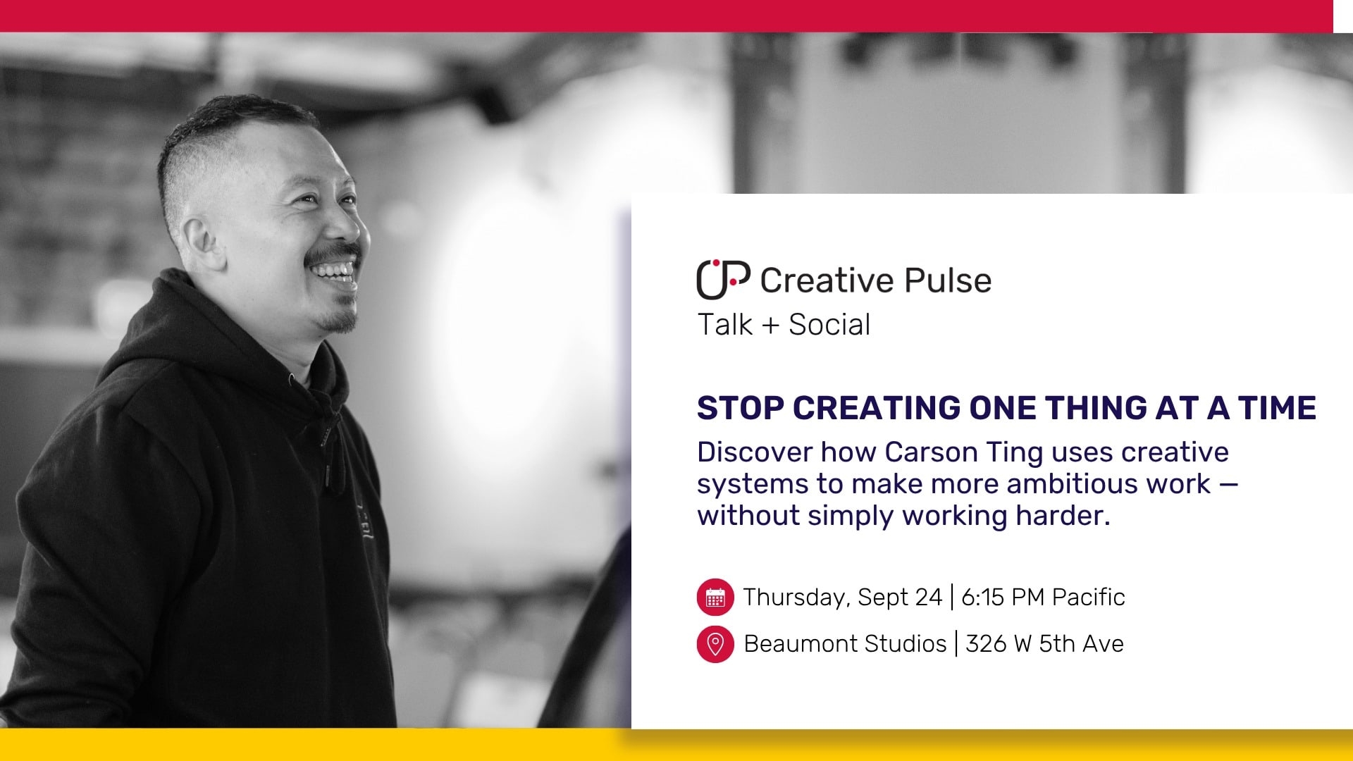 Stop Creating One Thing at a Time | Creative Pulse Talk + Social
